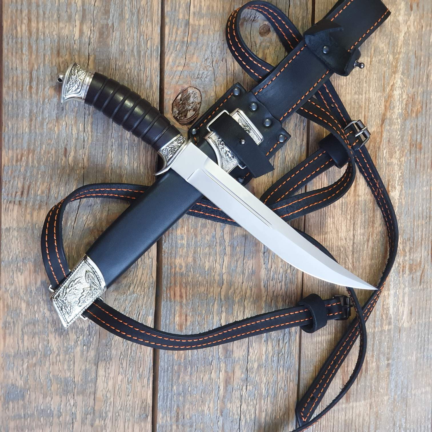 Нож пластунский казачий ПЛ95Х002 2