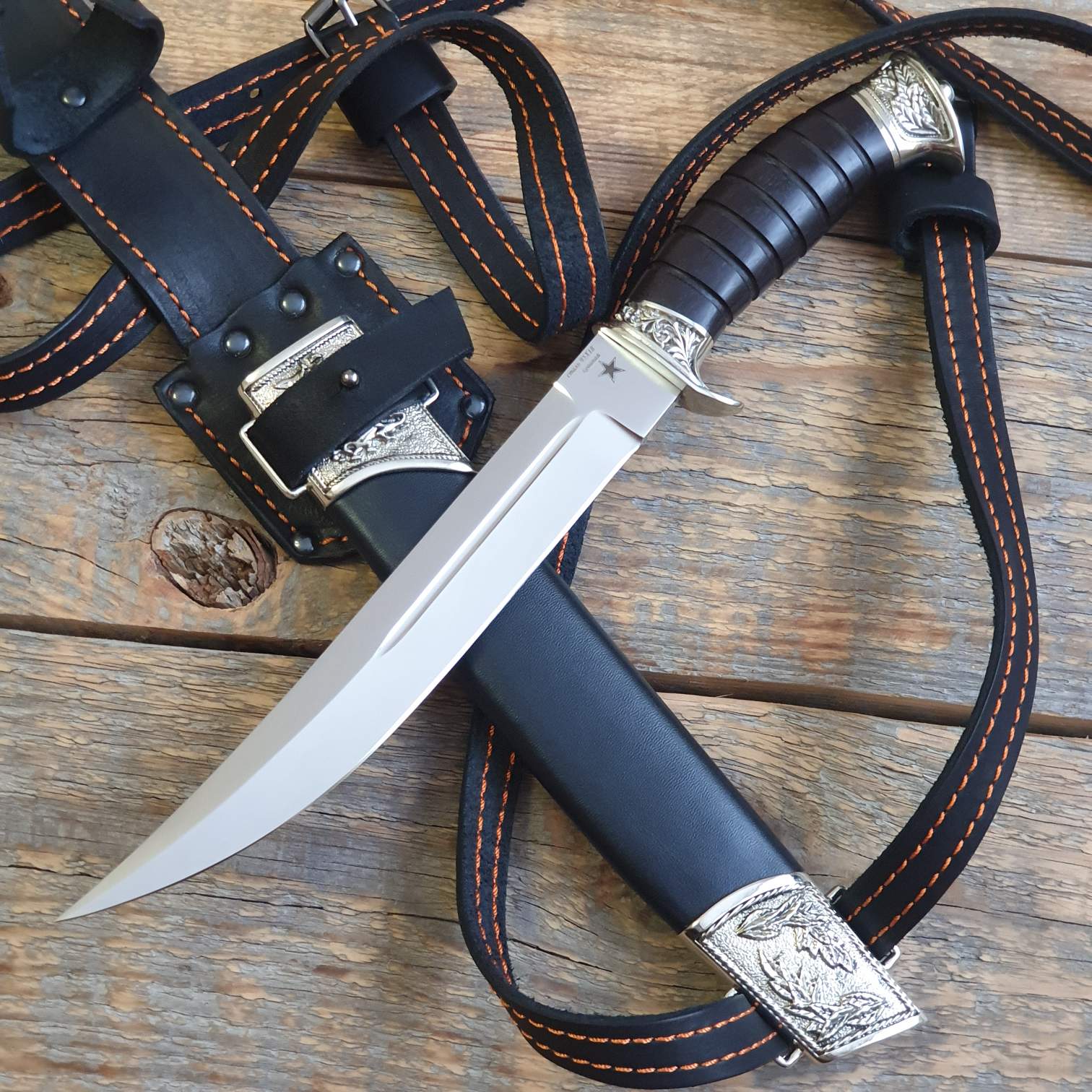 Нож пластунский казачий ПЛ95Х002 5